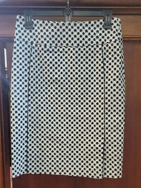 Margaret M | Geometric Print Pull On Pencil Skirt - Size Small - Office Church